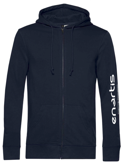 Zip Hoodie (Navy Blue)